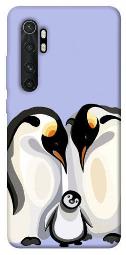 Чохол itsPrint Penguin family для Xiaomi Mi Note 10 Lite