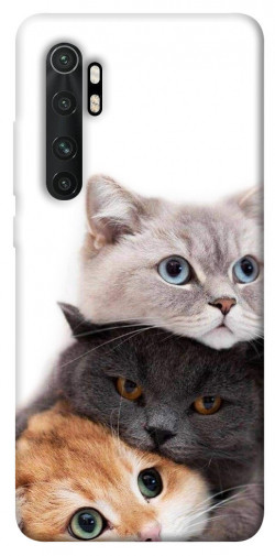 Чехол itsPrint Три кота для Xiaomi Mi Note 10 Lite