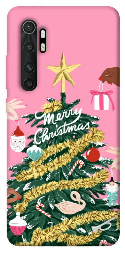 Чехол itsPrint Праздничная елка для Xiaomi Mi Note 10 Lite