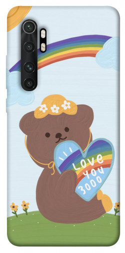 Чохол itsPrint Ведмедик із серцем для Xiaomi Mi Note 10 Lite