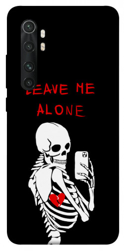 Чохол itsPrint Leave me alone для Xiaomi Mi Note 10 Lite
