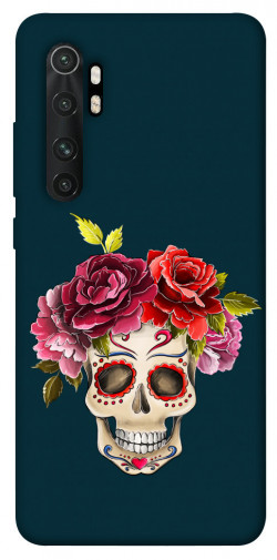 Чехол itsPrint Flower skull для Xiaomi Mi Note 10 Lite