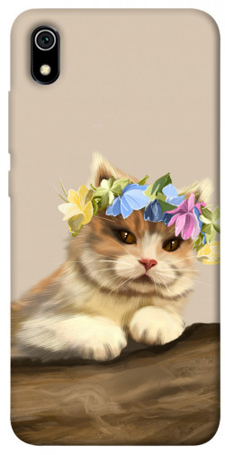 Чехол itsPrint Cat in flowers для Xiaomi Redmi 7A