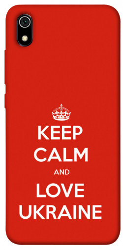 Чехол itsPrint Keep calm and love Ukraine для Xiaomi Redmi 7A