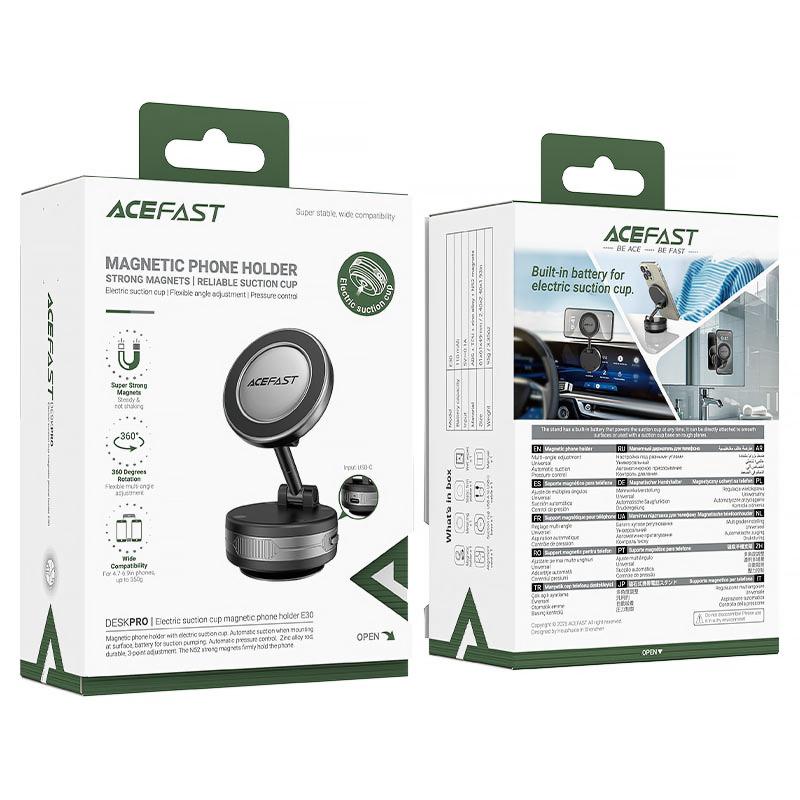 Магнітний тримач для телефону Acefast E30 Auto Fix 360° на малюнкі №6