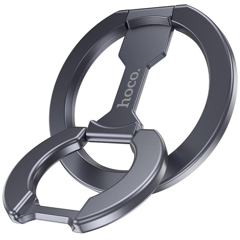Магнітний тримач для телефону Hoco GH9 Double-ring на малюнкі №1