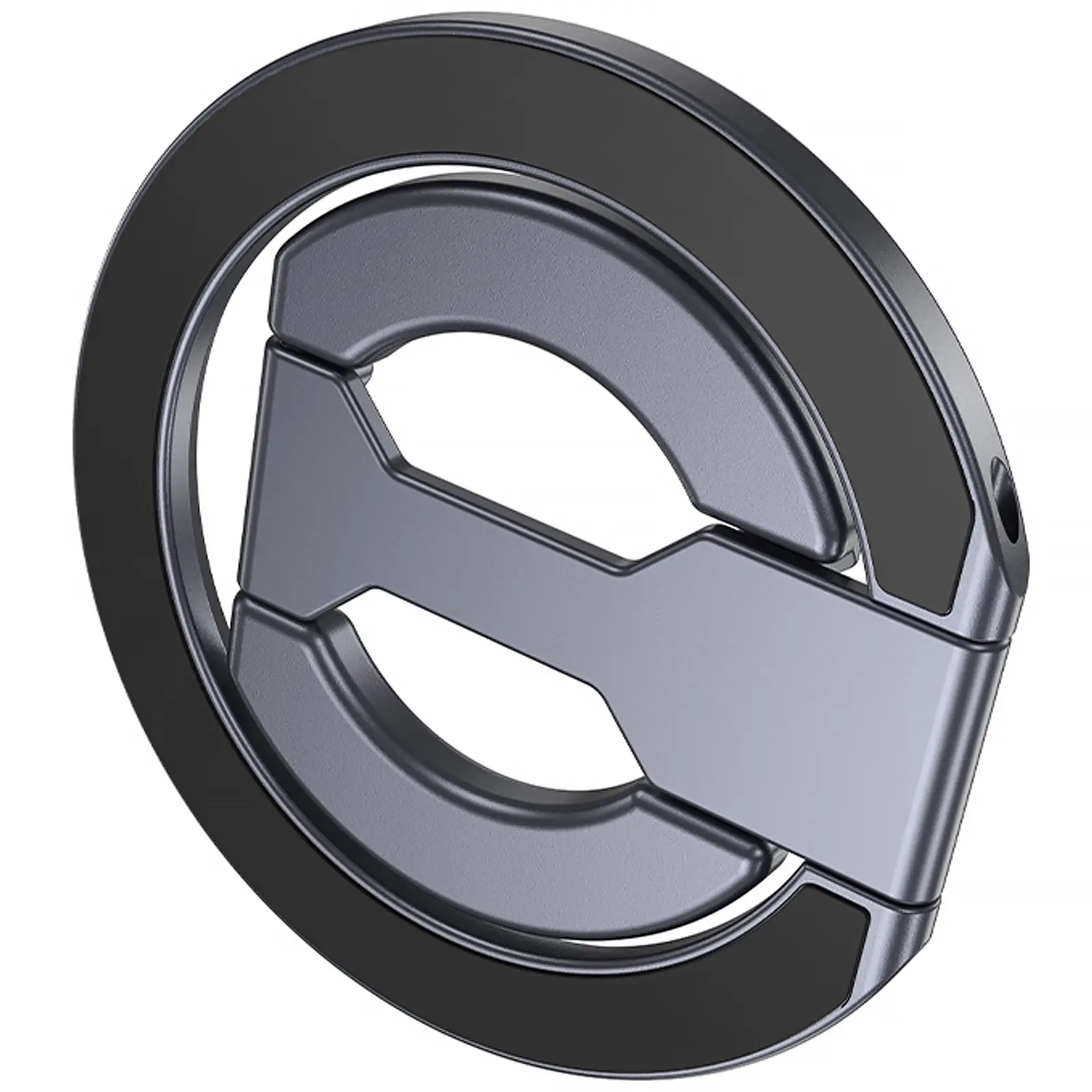 Магнітний тримач для телефону Hoco GH9 Double-ring, Metal gray 5, купити оптом з доставкою