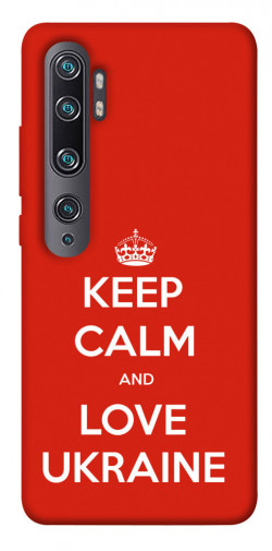 Чехол itsPrint Keep calm and love Ukraine для Xiaomi Mi Note 10 / Note 10 Pro / Mi CC9 Pro