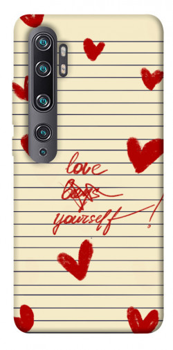 Чехол itsPrint Love yourself для Xiaomi Mi Note 10 / Note 10 Pro / Mi CC9 Pro