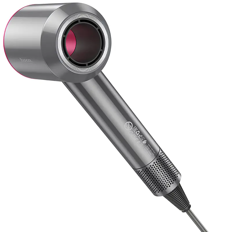 Фен для волосся Hoco HP11 Plus з негативною іонізацією (1600W), Rose Red 3, купити оптом з доставкою