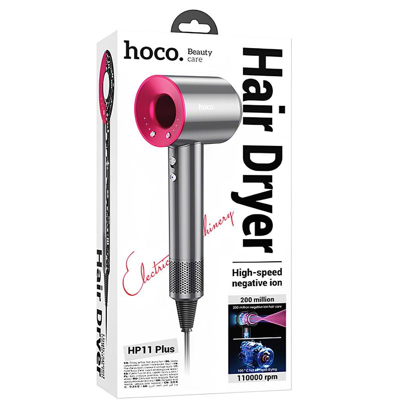 Фен для волос Hoco HP11 Plus с отрицательной ионизацией (1600W) на картинке №5