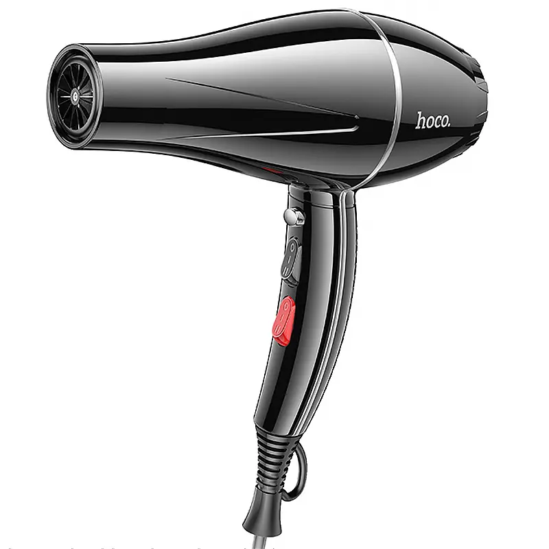 Фен для волос Hoco HP12 Hot and cold air (1450W), Black 2, купить оптом с доставкой
