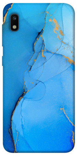 Чехол itsPrint Синий с золотом для Samsung Galaxy A10 (A105F)