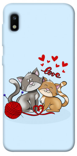 Чохол itsPrint Два коти Love для Samsung Galaxy A10 (A105F)