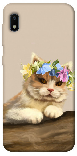 Чехол itsPrint Cat in flowers для Samsung Galaxy A10 (A105F)
