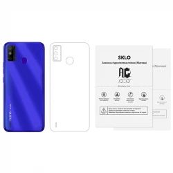 Захисна гідрогелева плівка SKLO (тил) (тех.пак) для TECNO Spark 6 Go