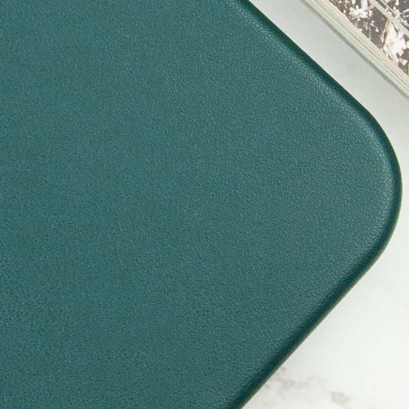 Кожаный чехол Leather Case (AAA) with MagSafe and Animation для Apple iPhone 14 Pro (6.1) на картинке №3