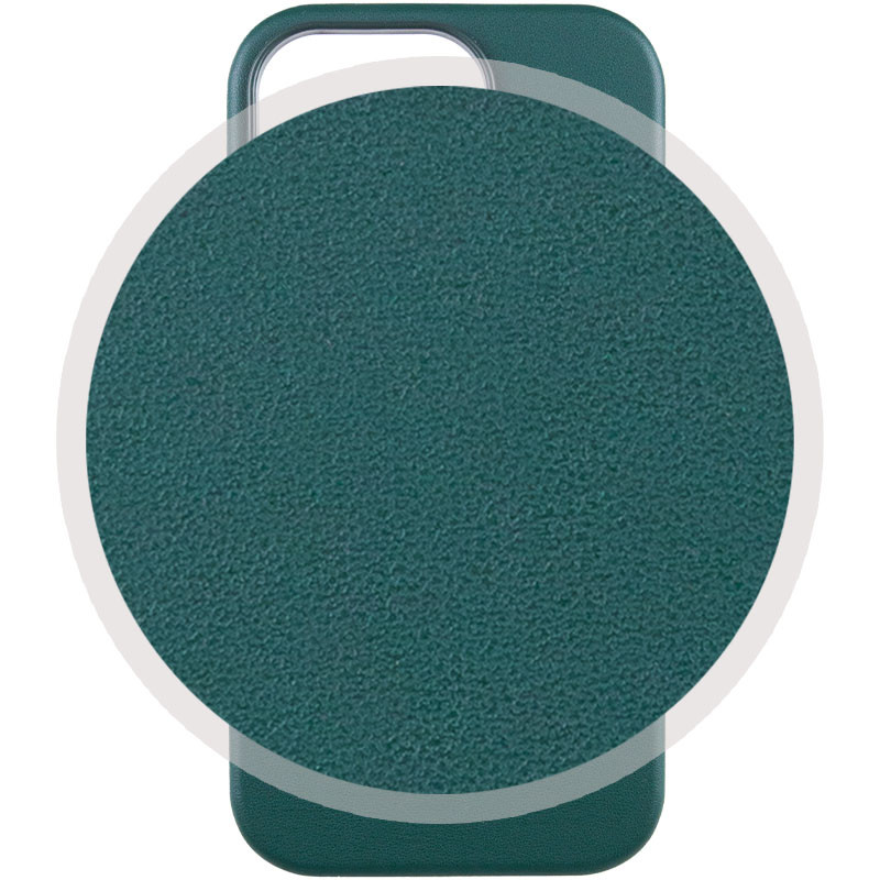 Шкіряний чохол Leather Case (AAA) with MagSafe and Animation для Apple iPhone 14 (6.1) на малюнкі №2