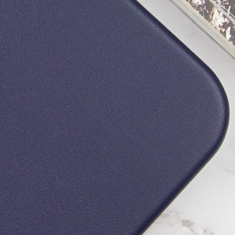 Кожаный чехол Leather Case (AAA) with MagSafe and Animation для Apple iPhone 14 (6.1) на картинке №3