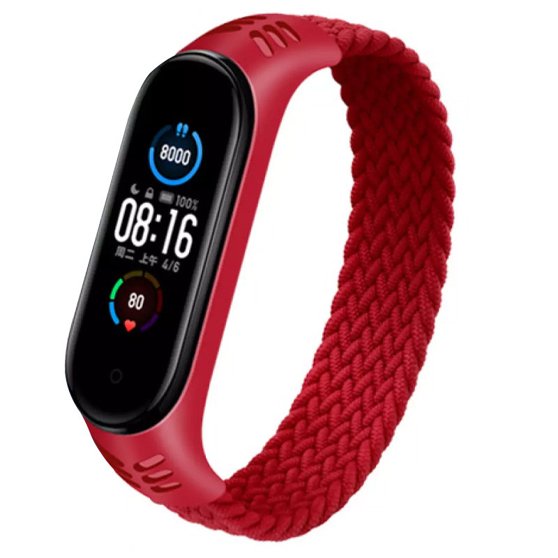 Тканинний монобраслет Braided Solo Loop для Xiaomi Mi Band 3/4/5/6 (M) дивитися фото №3