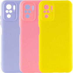 Чохол Silicone Cover Full Camera without Logo (A) для Xiaomi Redmi Note 10 / Note 10s