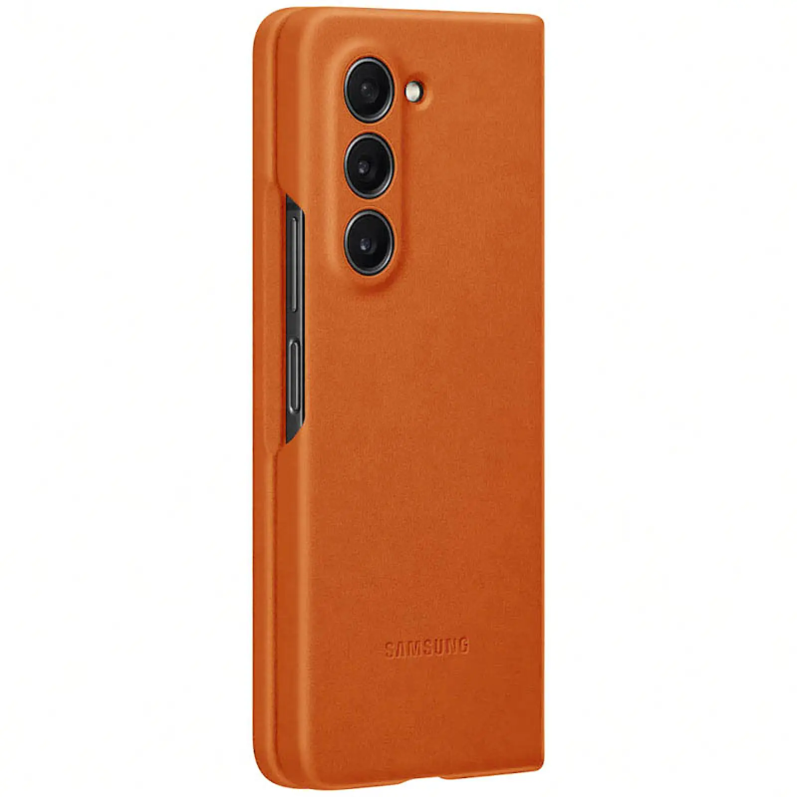 Кожаный чехол Leather Case (AAA) для Samsung Galaxy Z Fold5, Brown 2, Искусственная кожа, купить оптом с доставкой