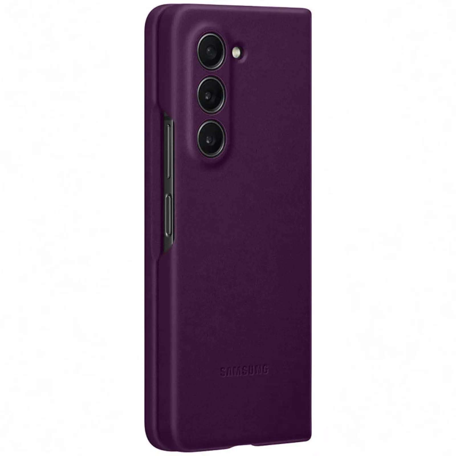 Кожаный чехол Leather Case (AAA) для Samsung Galaxy Z Fold5, Purple 2, Искусственная кожа, купить оптом с доставкой