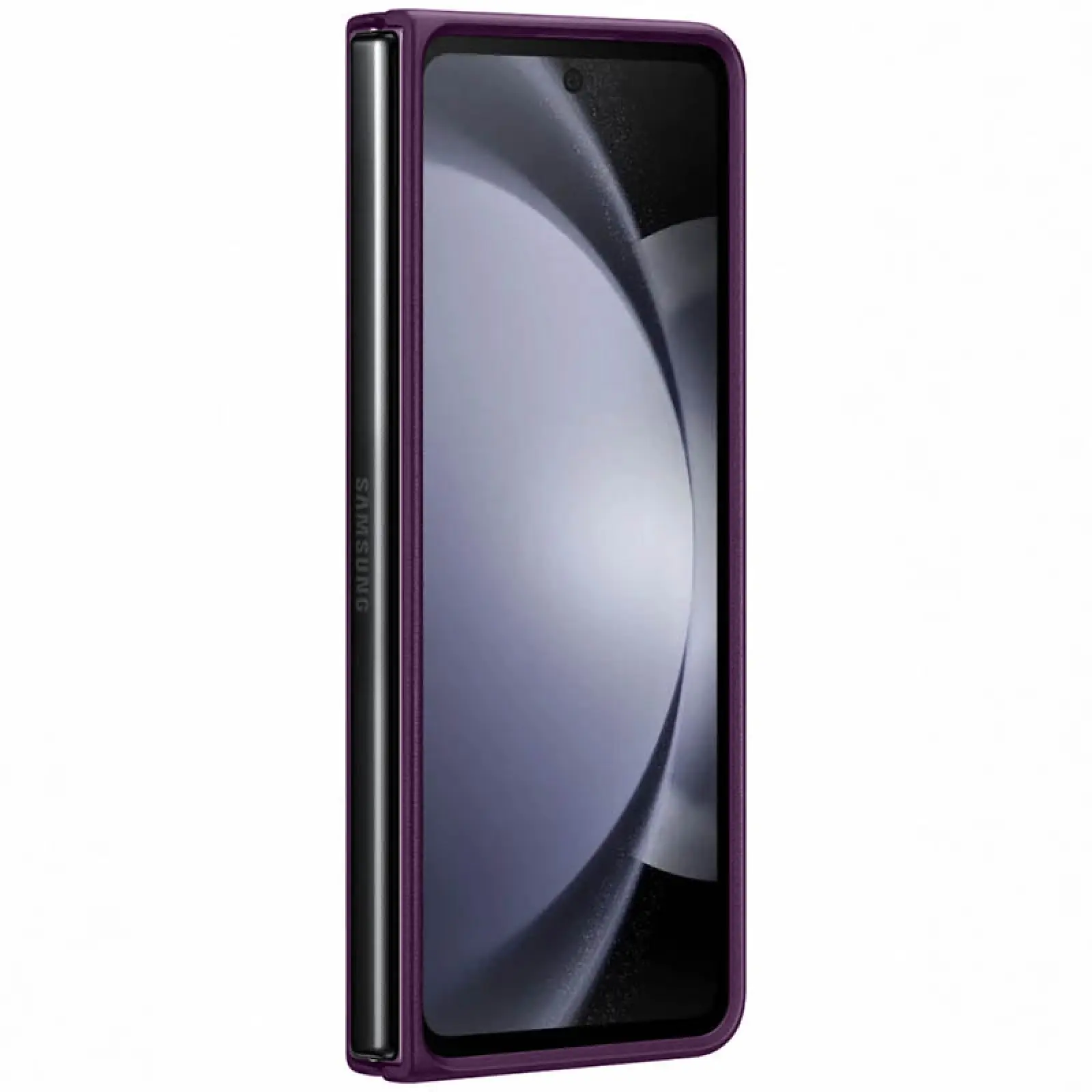 Кожаный чехол Leather Case (AAA) для Samsung Galaxy Z Fold5, Purple 3, Искусственная кожа, купить оптом с доставкой