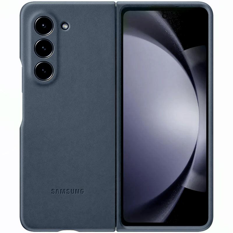 Кожаный чехол Leather Case (AAA) для Samsung Galaxy Z Fold5 на картинке №1