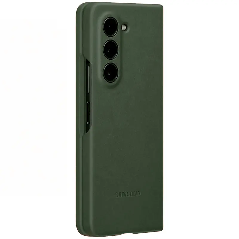 Кожаный чехол Leather Case (AAA) для Samsung Galaxy Z Fold5, Green 1, Искусственная кожа, купить оптом с доставкой
