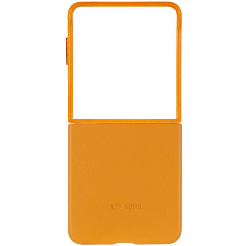 Шкіряний чохол Leather Case (AAA) для Samsung Galaxy Z Flip5 на малюнкі №5