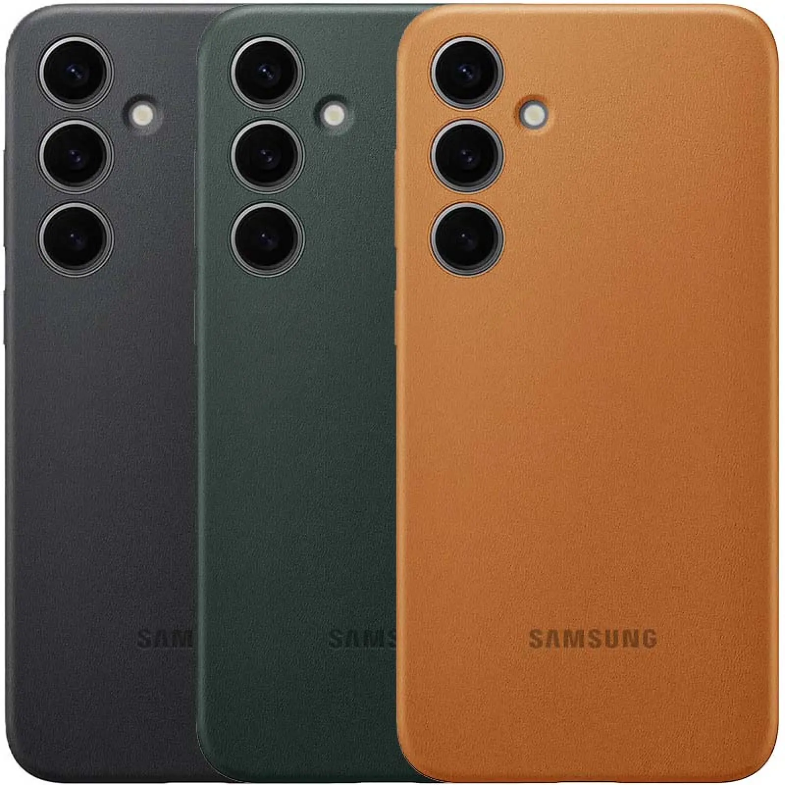 Шкіряний чохол Leather Case (AAA) для Samsung Galaxy S24, Штучна шкіра, купити оптом з доставкою