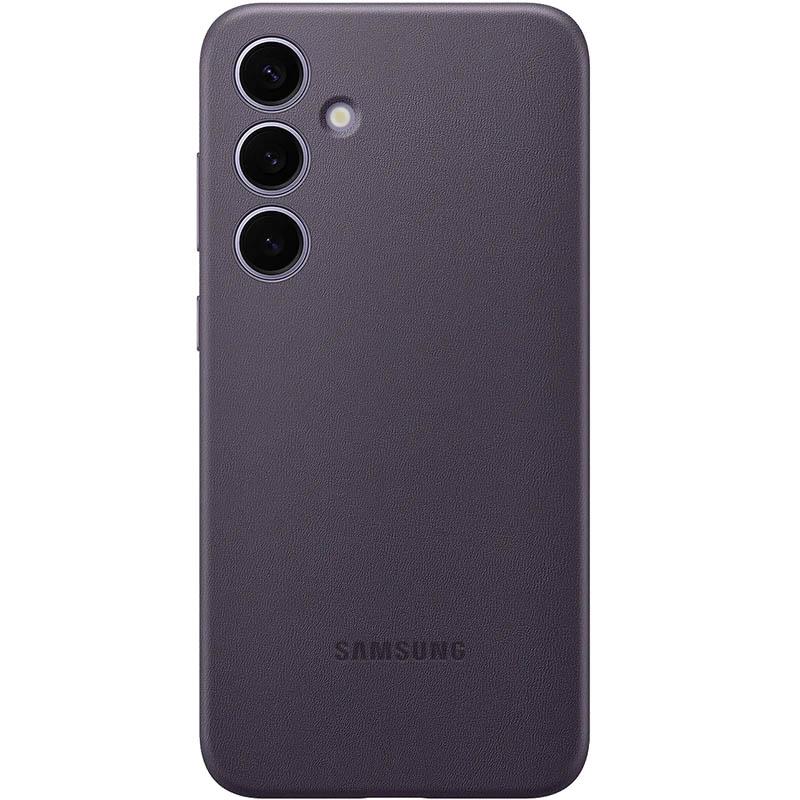 Шкіряний чохол Leather Case (AAA) для Samsung Galaxy S24 на малюнкі №1