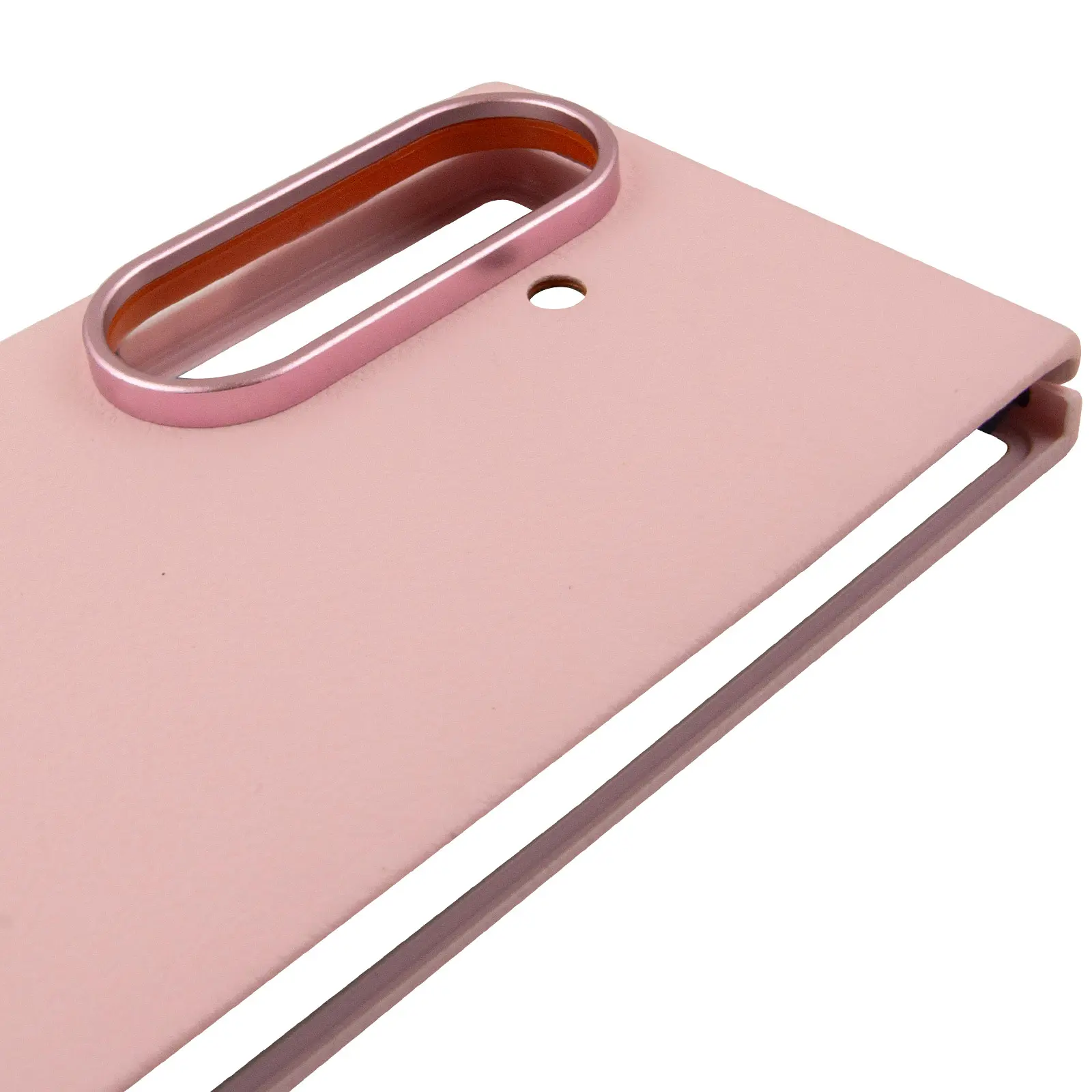 Шкіряний чохол Leather Case (AAA) для Samsung Galaxy Z Fold6, Pink 3, Штучна шкіра, купити оптом з доставкою