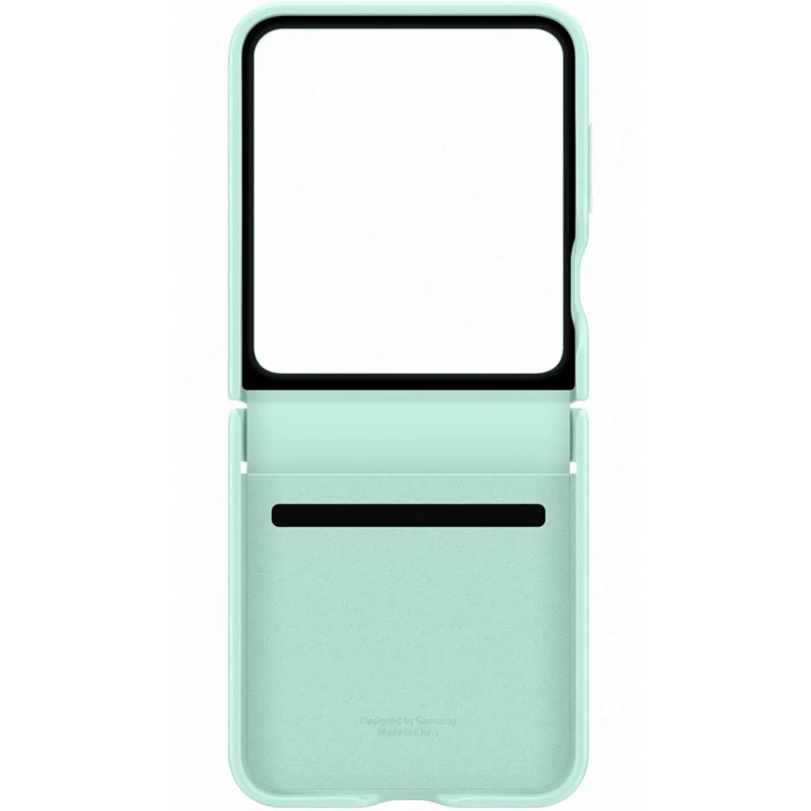 Шкіряний чохол Leather Case (AAA) для Samsung Galaxy Z Flip6, Turquoise 5, Штучна шкіра, купити оптом з доставкою