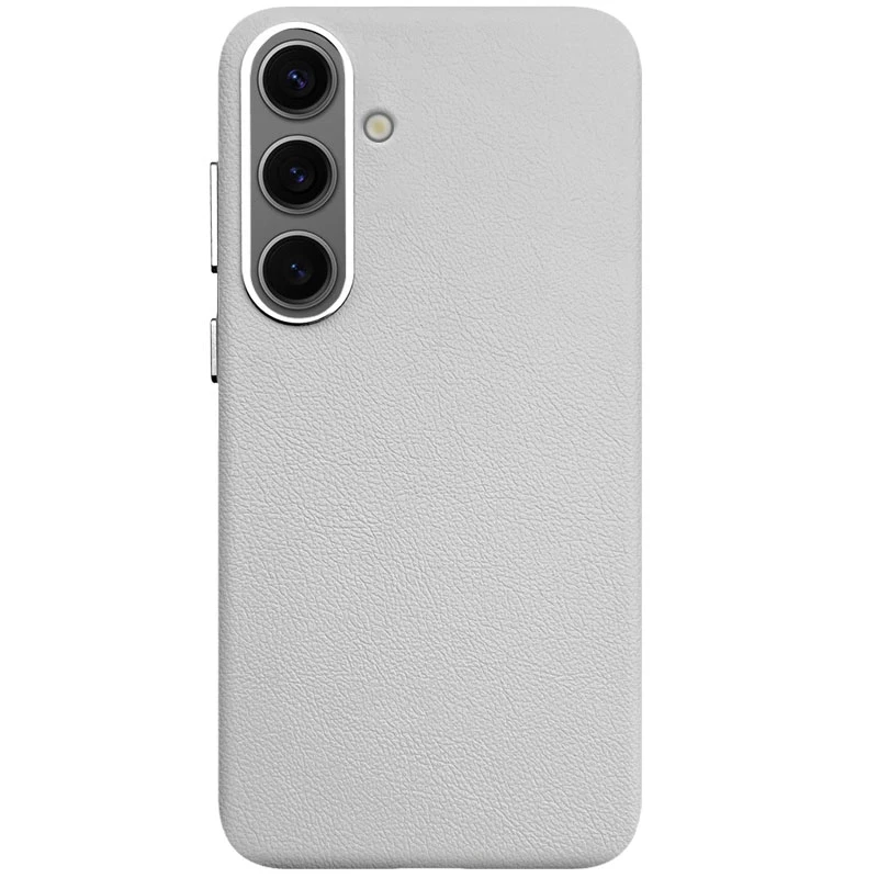 Шкіряний чохол Leather Case (AAA) для Samsung Galaxy S25+, Stone, Штучна шкіра, купити оптом з доставкою