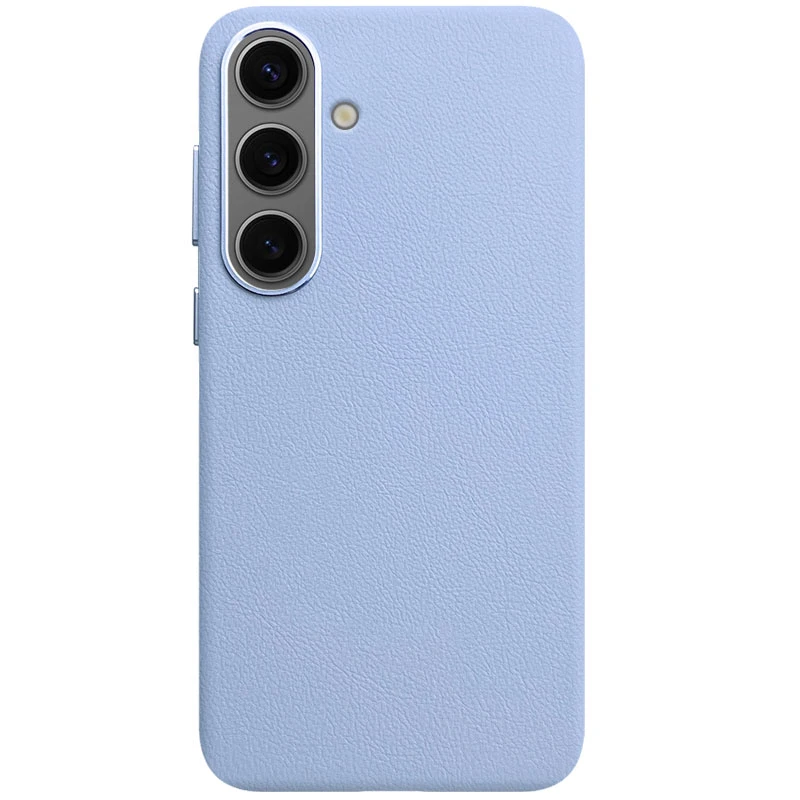 Шкіряний чохол Leather Case (AAA) для Samsung Galaxy S25, Clove Purple, Штучна шкіра, купити оптом з доставкою