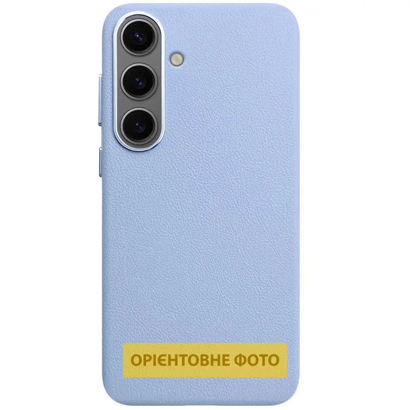 Шкіряний чохол Leather Case (AAA) для Samsung Galaxy S25 Edge, Clove Purple, Штучна шкіра, купити оптом з доставкою