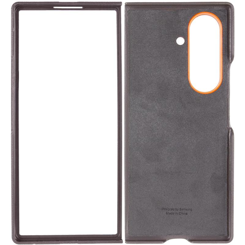 Шкіряний чохол Leather Case (AAA) для Samsung Galaxy Z Fold7 на малюнкі №3