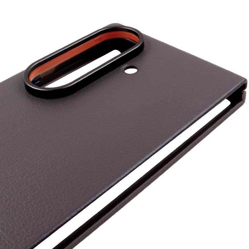 Шкіряний чохол Leather Case (AAA) для Samsung Galaxy Z Fold7 на малюнкі №4