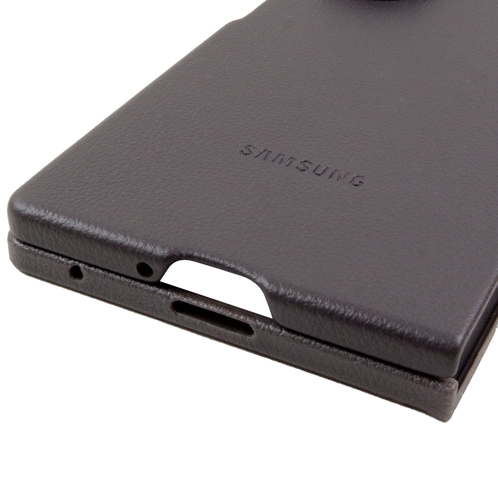 Уцінка Шкіряний чохол Leather Case (AAA) для Samsung Galaxy Z Fold7, Відкрита упаковка / Gray 4, Штучна шкіра, купити оптом з доставкою