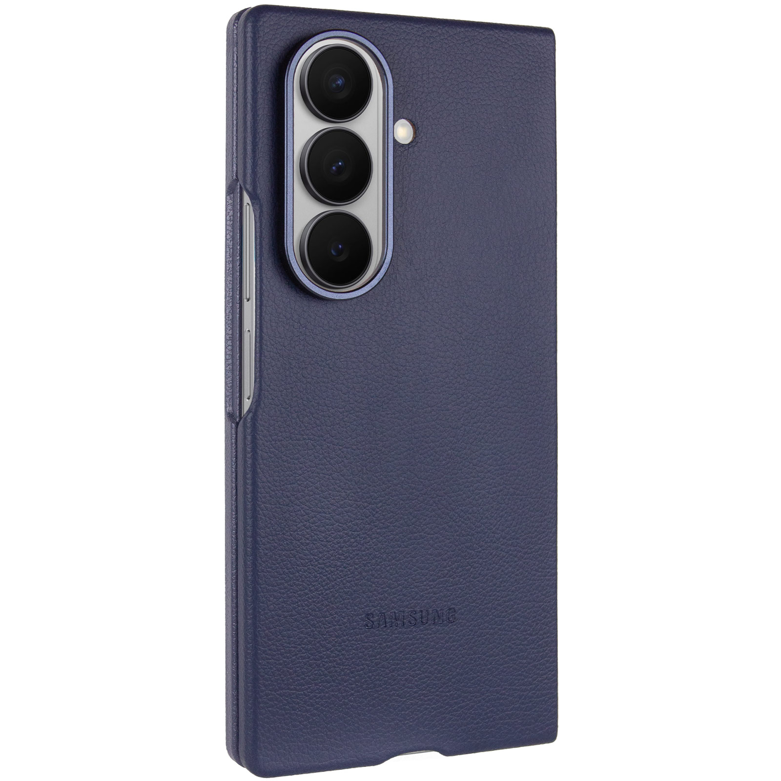 Уцінка Шкіряний чохол Leather Case (AAA) для Samsung Galaxy Z Fold7, Відкрита упаковка / Navy, Штучна шкіра, купити оптом з доставкою