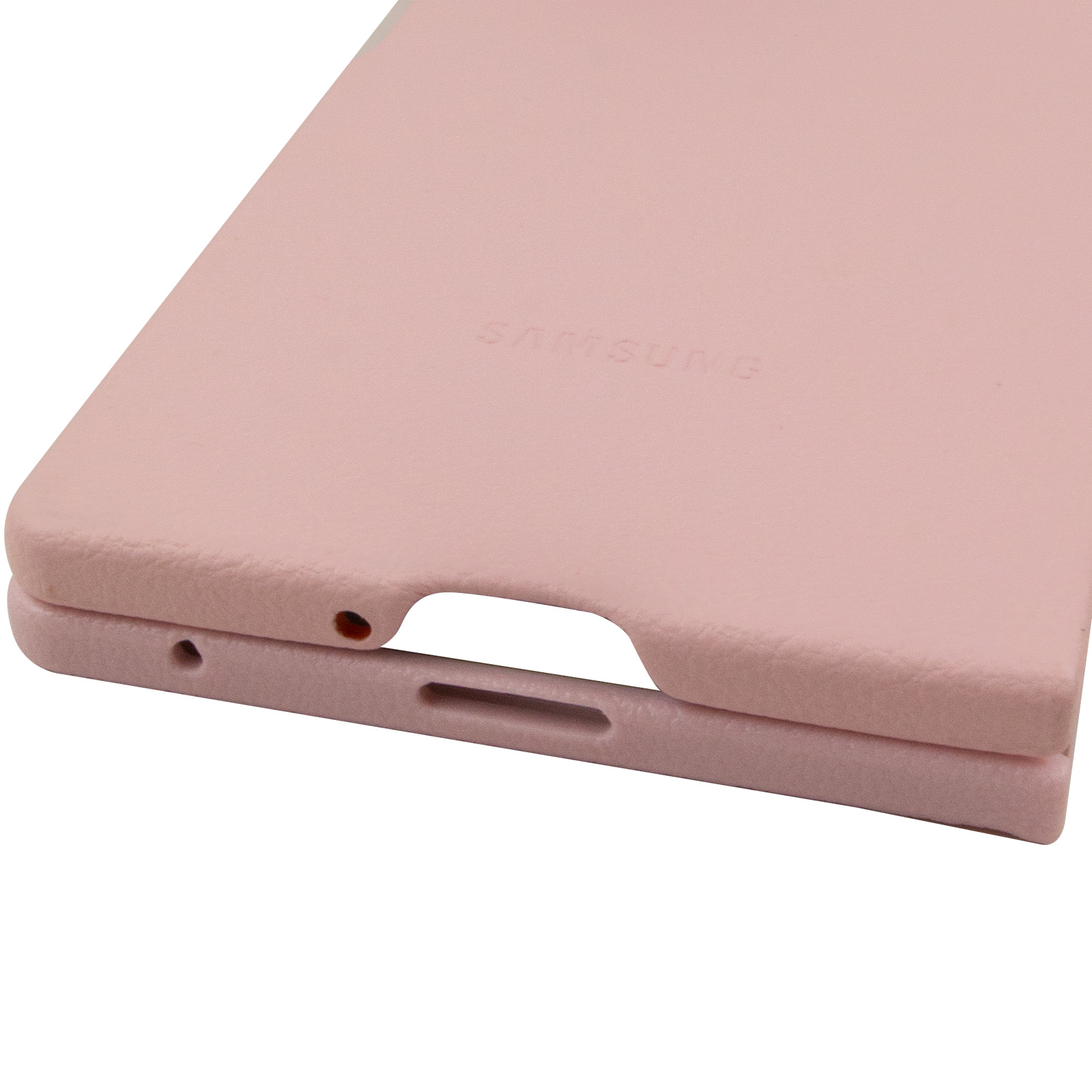 Уцінка Шкіряний чохол Leather Case (AAA) для Samsung Galaxy Z Fold7, Відкрита упаковка / Pink 4, Штучна шкіра, купити оптом з доставкою