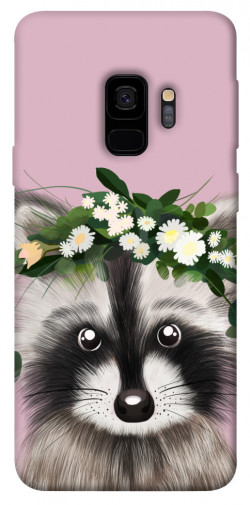 Чехол itsPrint Raccoon in flowers для Samsung Galaxy S9