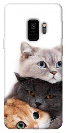 Чехол itsPrint Три кота для Samsung Galaxy S9