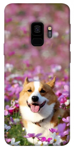 Чехол itsPrint Корги в цветах для Samsung Galaxy S9