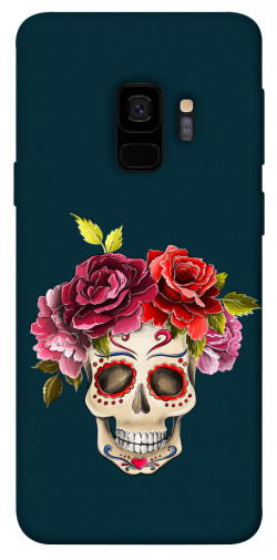Чехол itsPrint Flower skull для Samsung Galaxy S9