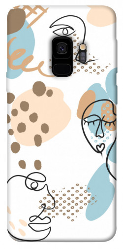 Чехол itsPrint Face pattern для Samsung Galaxy S9