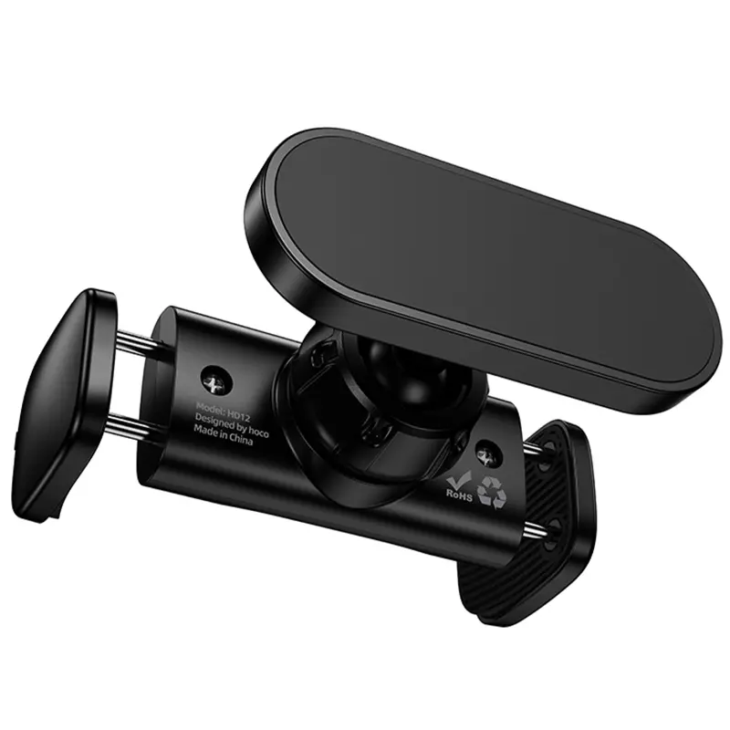 Держатель для телефона Hoco HD12 Supporter on magnet, Black 2, купить оптом с доставкой