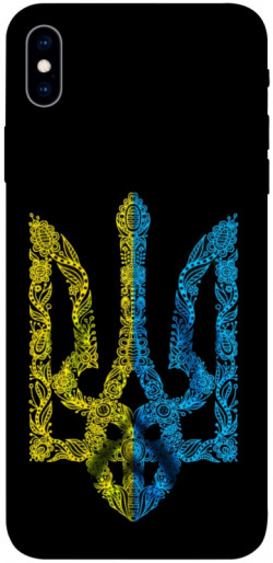 Чехол itsPrint Жовтоблакитний герб для Apple iPhone XS Max (6.5")